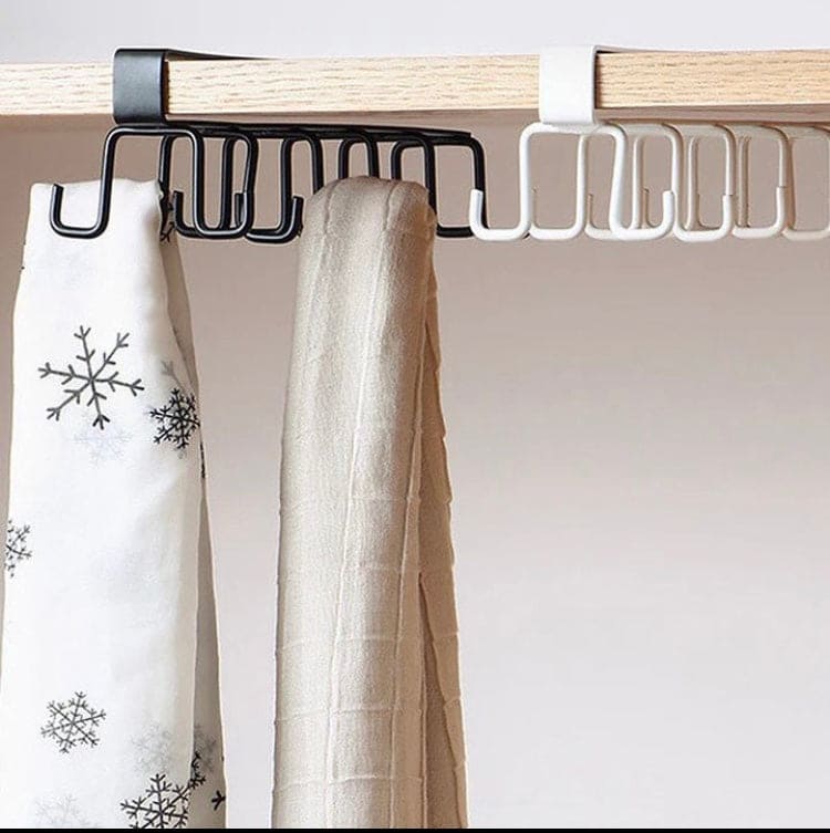 Clever Metal Hook Rack, Multi Hooks Mug Hook Rack Space Saving Quality Cabinet Hook Multifunctional Storage Holder Hanging Cup Holder Kitchen Organizer, Multifunctional Stuck Board Organizer, Under Cabinet Closet Hook Rack Clever Metal Hook Rack, Multi Hooks Mug Hook Rack Space Saving Quality Cabinet Hook Multifunctional Storage Holder Hanging Cup Holder Kitchen Organizer, Multifunctional Stuck Board Organizer, Under Cabinet Closet Hook Rack